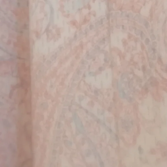 Miss Elaine Lovely Soft Plus Size Honeycomb Pink Paisley Gown NWT Size 1X & 2X - Picture 7 of 7